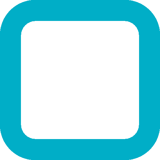 Empty tick box - blue box outline