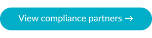 Blue button with white CTA text overlaid reading 'view compliance partners'