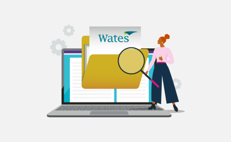 Case Study Illustration with the Wates Logo added